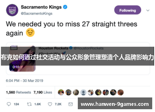 布克如何通过社交活动与公众形象管理塑造个人品牌影响力 布克如何通过社交活动与公众形象管理塑造个人品牌影响力